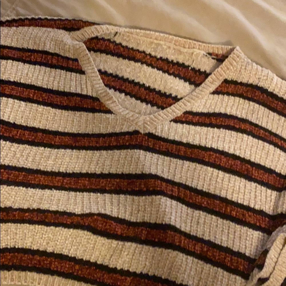 Muti Colored Cropped Sweater